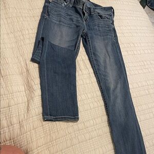 Express Blue Women's Straight Leg Jeans